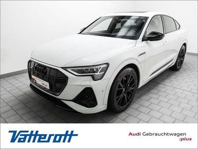 Gebraucht Audi e-tron Sportback Black Edition 300 kW (408 PS) 2022 Weiss SUV