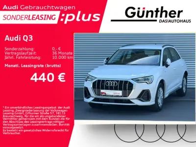 Gebraucht Audi Q3 S-Line 245 PS (180 kW) 2021 Gletscherweiß metallic SUV