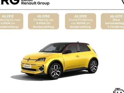 Nouă Renault R5 Komfort 110 kW (150 CP) 2026 Galben Hatchback