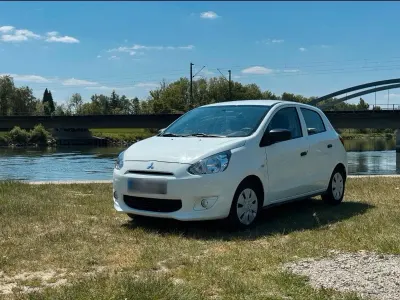 Gebraucht Mitsubishi Space Star Top 71 PS (52 kW) 2015 Weiß Kleinwagen