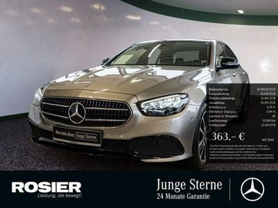 Silber / mojavesilber Gebraucht 2021 Mercedes E400 Avantgarde Limousine | 41.980 € (Superpreis)