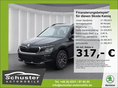 Neu Skoda Kamiq Tour 150 PS (110 kW) 2025 Schwarz SUV