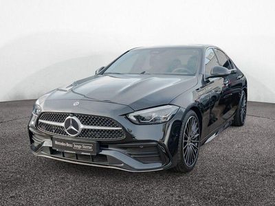 Gebraucht Mercedes C180 AMG 170 PS (125 kW) 2024 Schwarz metalliclack obsidians Limousine