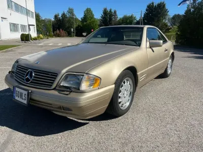 Gebraucht Mercedes SL500 320 PS (235 kW) 1997 Gold Cabrio