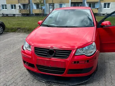 Używany VW Polo 59 KM (43 kW) 2009 Czerwony Hatchback