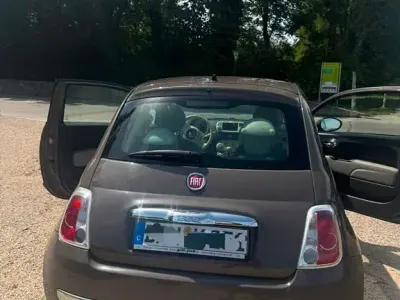 Gebraucht Fiat 500 Lounge 101 PS (74 kW) 2007 Grau Kleinwagen