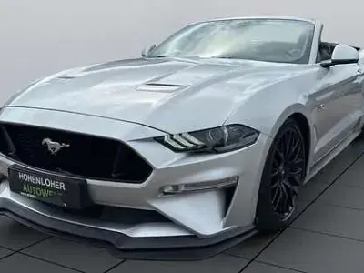Gebraucht Ford Mustang GT Convertible 450 PS (330 kW) 2019 Silber metallic Cabrio
