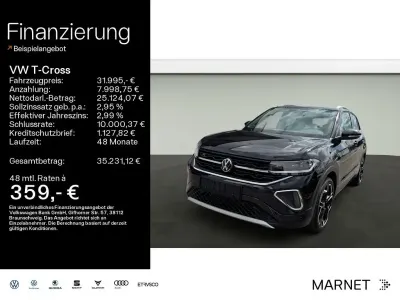 Używany VW T-Cross R-line 150 KM (110 kW) 2025 Czarny SUV