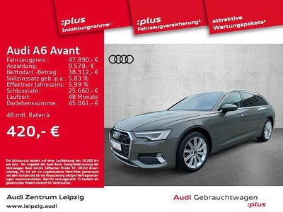 Gebraucht Audi A6 Advanced Plus 204 PS (150 kW) 2023 Chronosgrau metallic Kombi