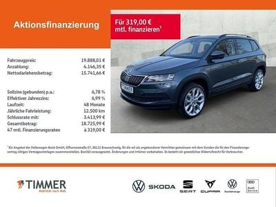 Gebraucht Skoda Karoq Style 150 PS (110 kW) 2020 Grau SUV
