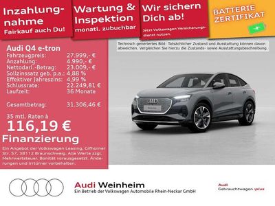 Audi Q4 Sportback e-tron