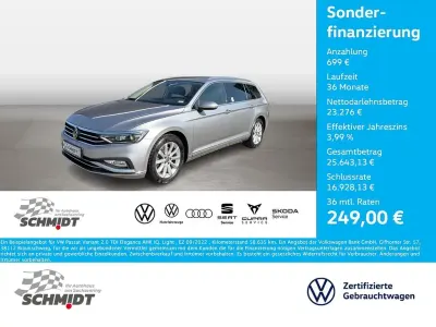Gebraucht VW Passat Elegance 150 PS (110 kW) 2022 Pyritsilber metallic Kombi