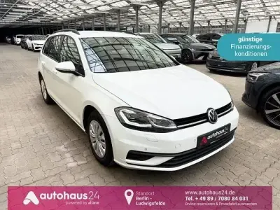 Gebraucht VW Golf VII Trendline 116 PS (85 kW) 2020 Weiß Kombi