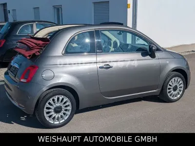 Gebraucht Fiat 500 Lounge 69 PS (50 kW) 2016 Silber Cabrio