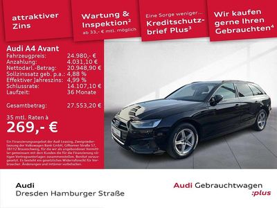 Gebraucht Audi A4 Sport 163 PS (119 kW) 2022 Brillantschwarz Kombi