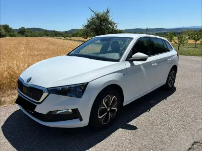 Gebraucht Skoda Scala Drive 150 PS (110 kW) 2020 Weiß Kleinwagen