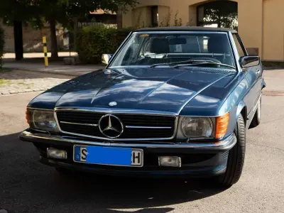 Gebraucht Mercedes SL300 188 PS (138 kW) 1987 Blau Cabrio