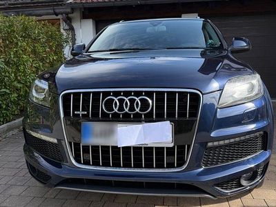 Second-hand Audi Q7 S-Line 245 CP (180 kW) 2013 Albastru SUV