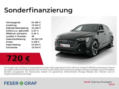 Gebraucht Audi SQ8 e-tron Ambiente 369 kW (503 PS) 2024 Mythosschwarz metallic SUV