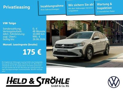 Neu VW Taigo Life 95 PS (69 kW) 2026 Grau SUV
