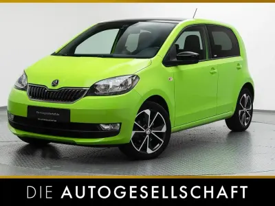 Gebraucht Skoda Citigo Clever 75 PS (55 kW) 2019 Kiwi gr}n Kleinwagen