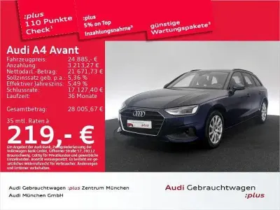 Gebraucht Audi A4 Ambiente 204 PS (150 kW) 2023 Navarrablau metallic Kombi