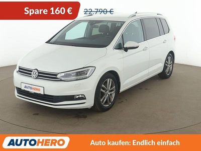 Gebraucht VW Touran Highline 190 PS (139 kW) 2018 Weiß Van / Kleinbus