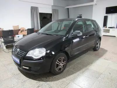 Gebraucht VW Polo Trendline 60 PS (44 kW) 2008 Schwarz Kleinwagen