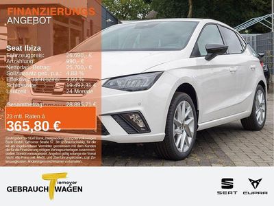 Neu Seat Ibiza FR 116 PS (85 kW) 2025 Weiß Limousine