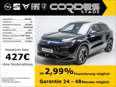 New VW T-Roc R-line 150 HP (110 kW) 2026 Black SUV