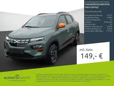 Brugt Dacia Spring Essentiel 33 kW (45 HK) 2023 Grøn Hatchback