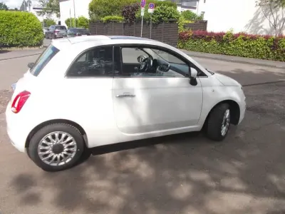 Gebraucht Fiat 500 Lounge 69 PS (50 kW) 2016 Weiß Kleinwagen