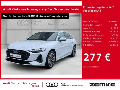 Gebraucht Audi A5 Sport 204 PS (150 kW) 2025 Gletscherweiß metallic Kombi