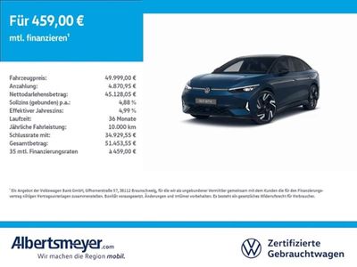 Second-hand VW ID.7 GTX 250 kW (340 CP) 2025 Albastru Berlinǎ