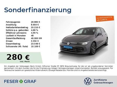 Mondsteingrau Gebraucht 2024 VW Golf Edition Limousine | 28.880 € (Fairer Preis)