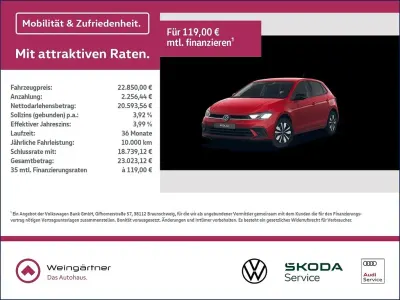 Gebraucht VW Polo Goal 116 PS (85 kW) 2025 Rot Kleinwagen