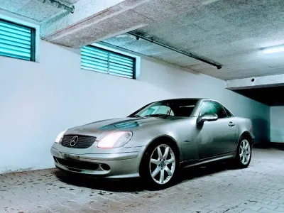 Gebraucht Mercedes SLK200 Edition 163 PS (119 kW) 2002 Silber Cabrio