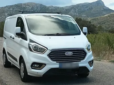 Gebraucht Ford Transit Custom 130 PS (95 kW) 2018 Weiß Van