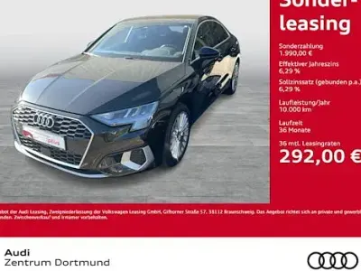 Used Audi A3 Advanced Plus 116 HP (85 kW) 2022 Black Sedan