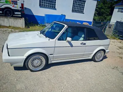 Gebraucht VW Golf Cabriolet 72 PS (52 kW) 1988 Weiß Cabrio
