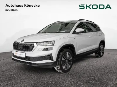 Gebraucht Skoda Karoq Tour 150 PS (110 kW) 2023 Moonweiß perleffekt SUV