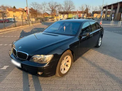 Brugt BMW 750L Comfort Edition 367 HK (269 kW) 2008 Blå Sedan