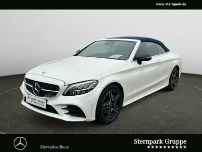Gebraucht Mercedes C180 AMG line 156 PS (114 kW) 2020 Weiß Cabrio