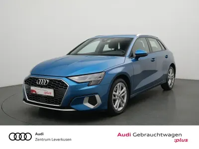 Brugt Audi A3 Advanced 150 HK (110 kW) 2021 Blå Sedan