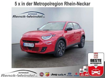 gebraucht Fiat 600 Red Soundsystem LED Apple CarPlay Android Auto Kli