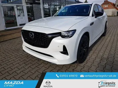 Gebraucht Mazda CX-60 Homura-Line 254 PS (186 kW) 2024 Rhodium white SUV