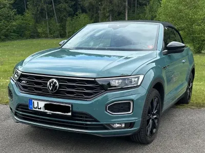 Gebraucht VW T-Roc Cabriolet R-line 150 PS (110 kW) 2021 Grün Cabrio