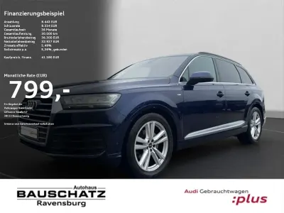 Gebraucht Audi Q7 S-Line 286 PS (210 kW) 2019 Blau SUV