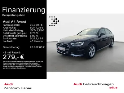 Gebraucht Audi A4 Advanced Plus 163 PS (119 kW) 2022 Mythosschwarz metallic Kombi