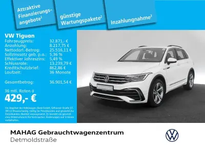 Gebraucht VW Tiguan R-line 150 PS (110 kW) 2024 Pure white SUV